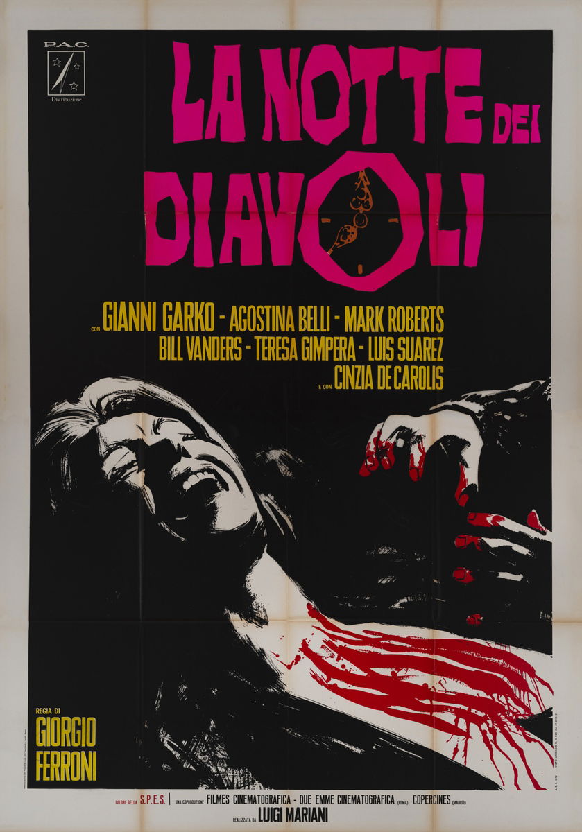 La notte dei diavoli - Manifesto 1