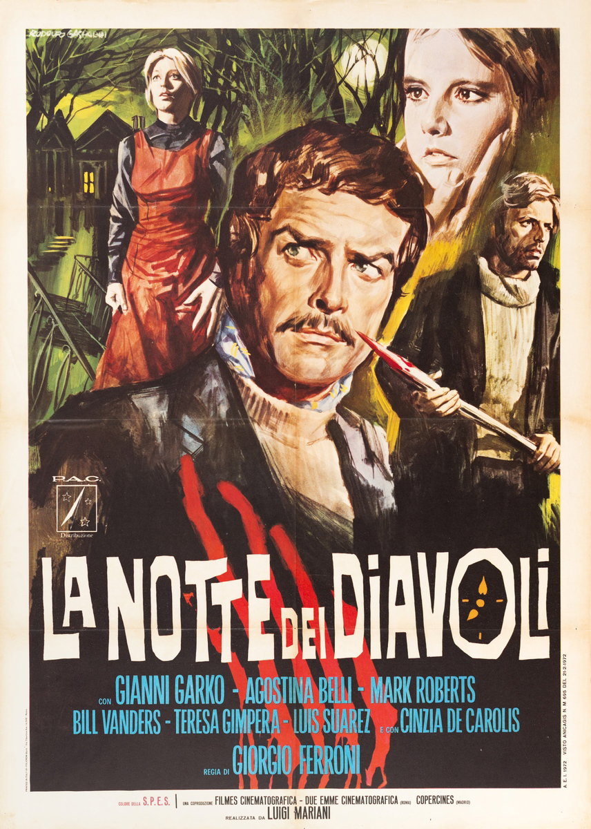 La notte dei diavoli - Manifesto 2