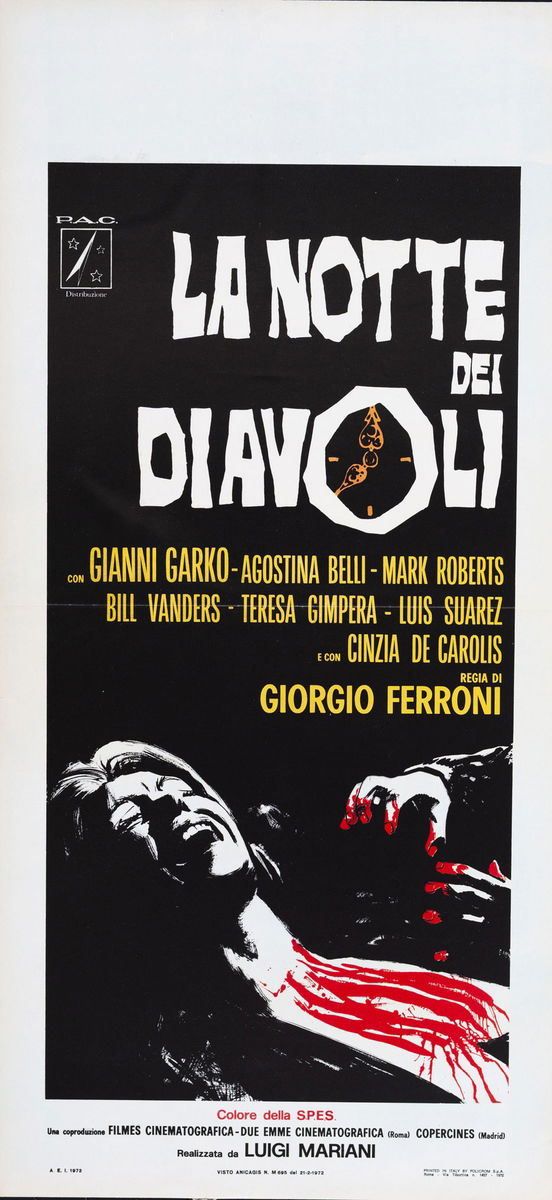 La notte dei diavoli - Locandina 1