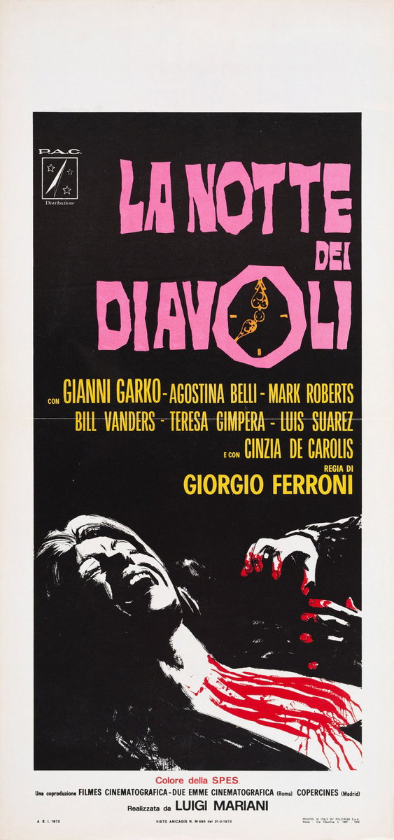 Locandina 2 for the film The Night of the Devils (1972)