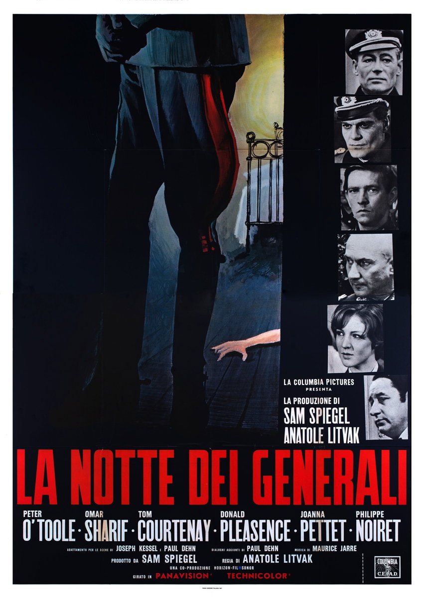Poster 2 for the film The Night of the Generals (1967)