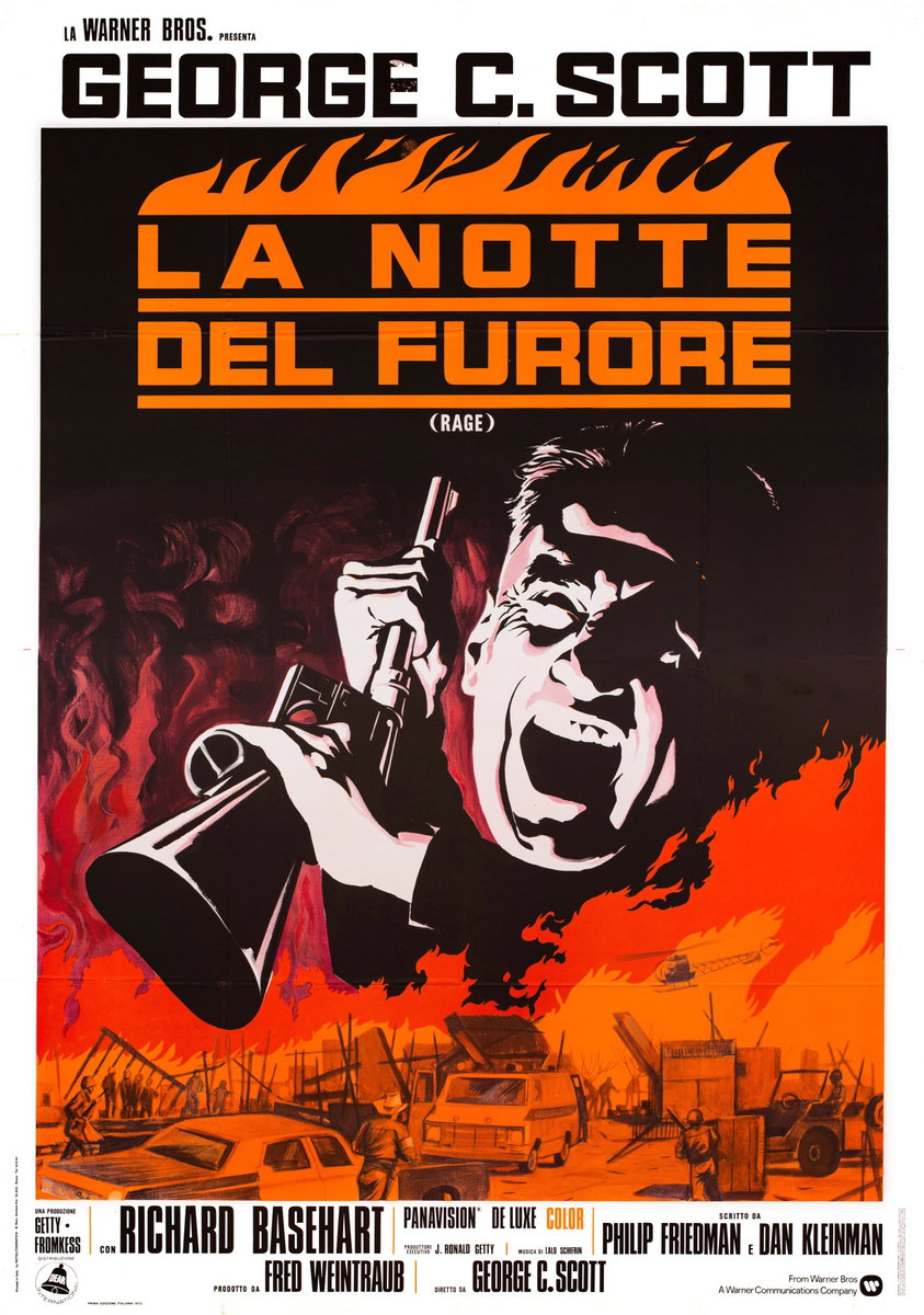 Poster 2 for the film Rage (1972)