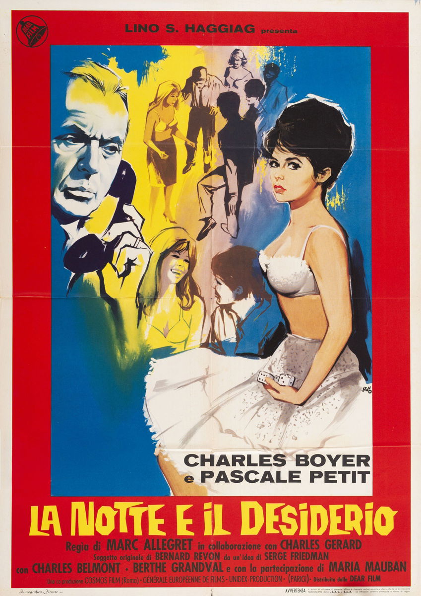 La notte e il desiderio - Manifesto 1