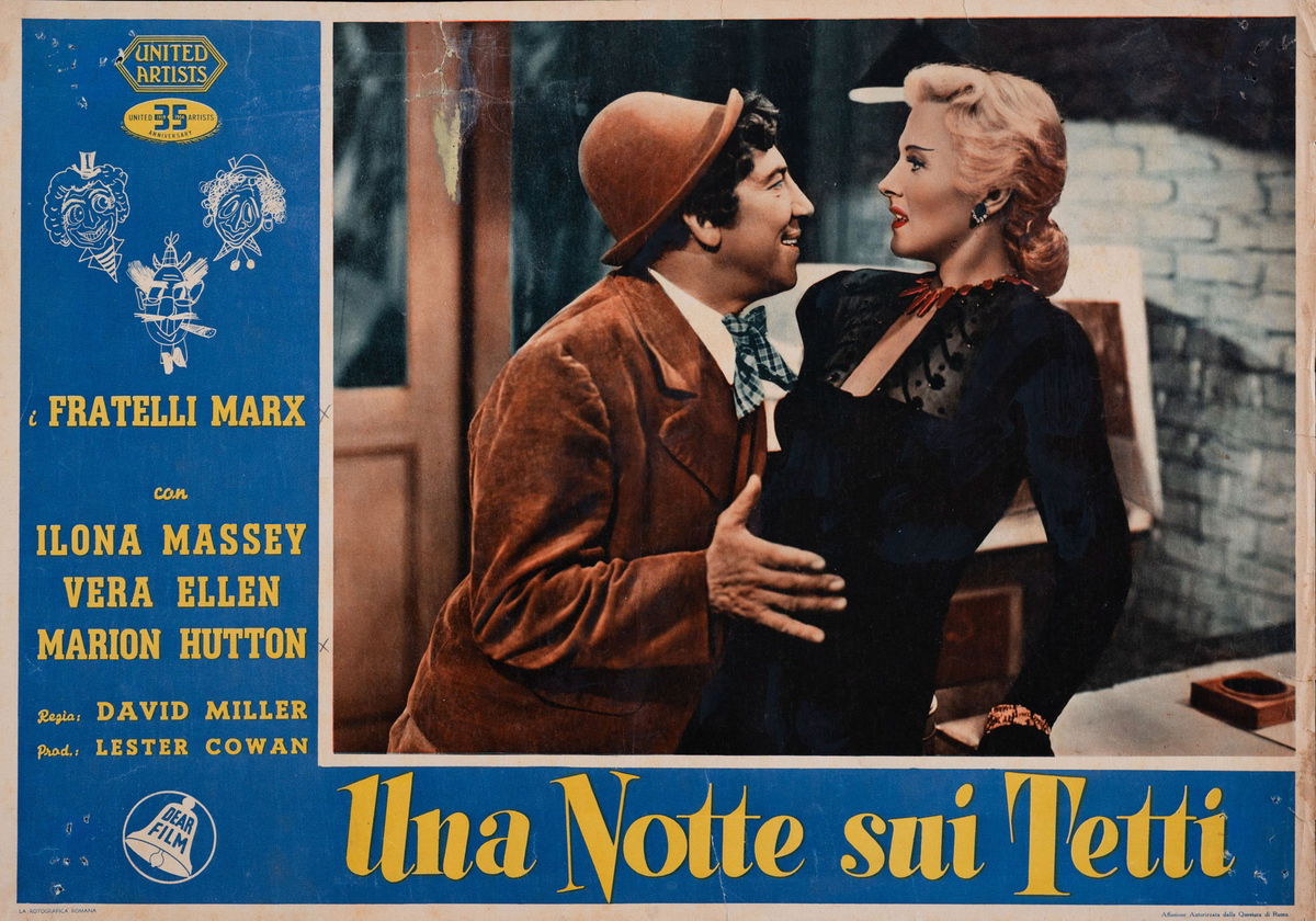 Una notte sui tetti - Fotobusta 1