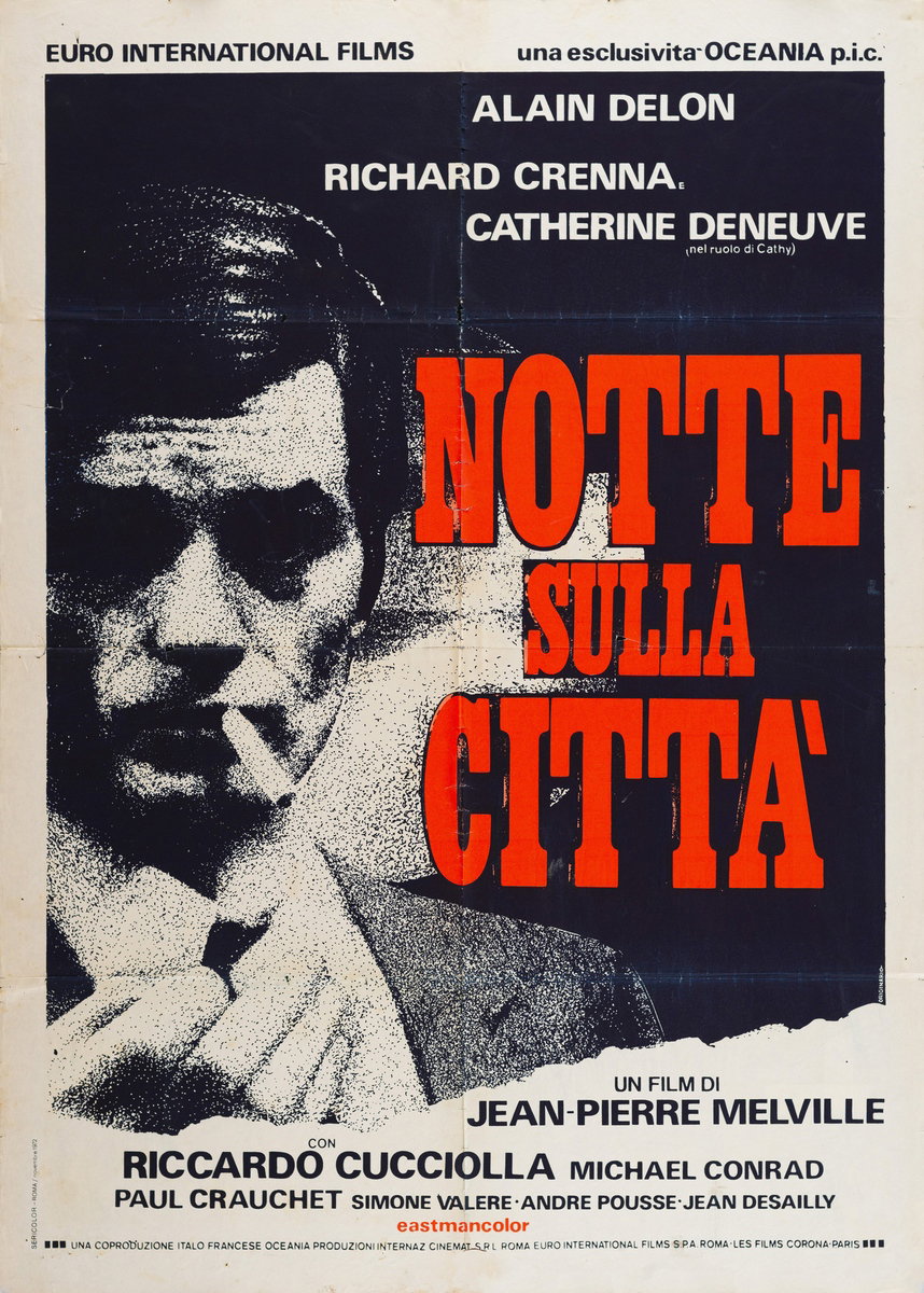 Poster 2 for the film A Cop (1972), painted by Originario