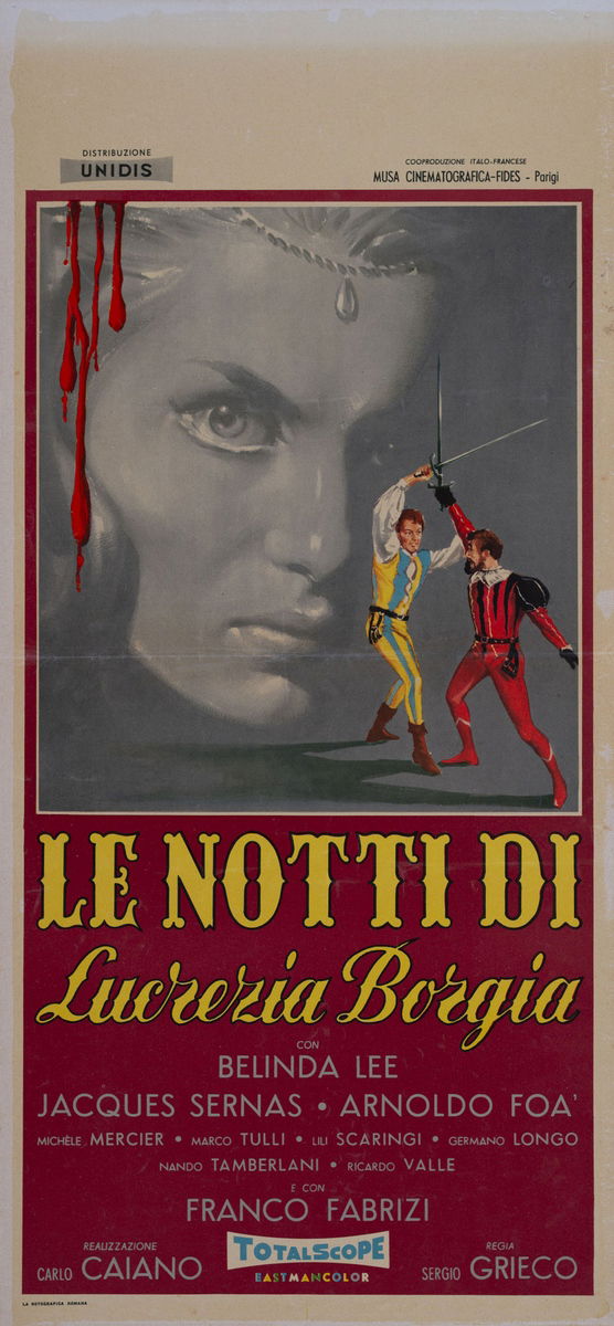 The Nights of Lucretia Borgia - Lobby Card 1