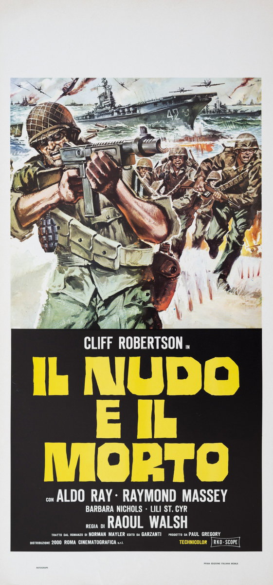 Locandina 2 for the film The Naked and the Dead (1958)