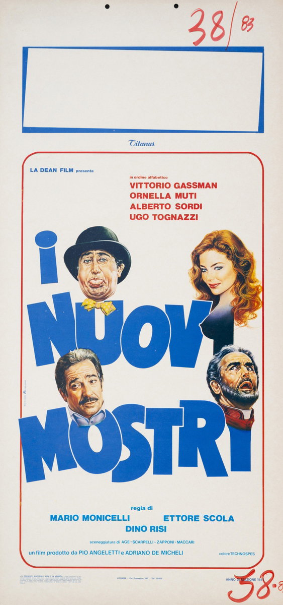 Locandina 2 for the film The New Monsters (1977), painted by Renato Casaro (Renè)