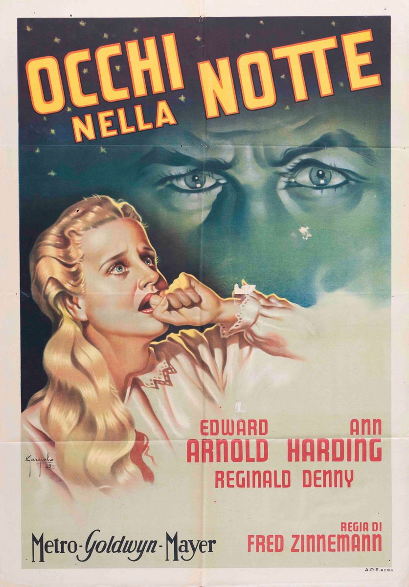 Occhi nella notte - Manifesto 1