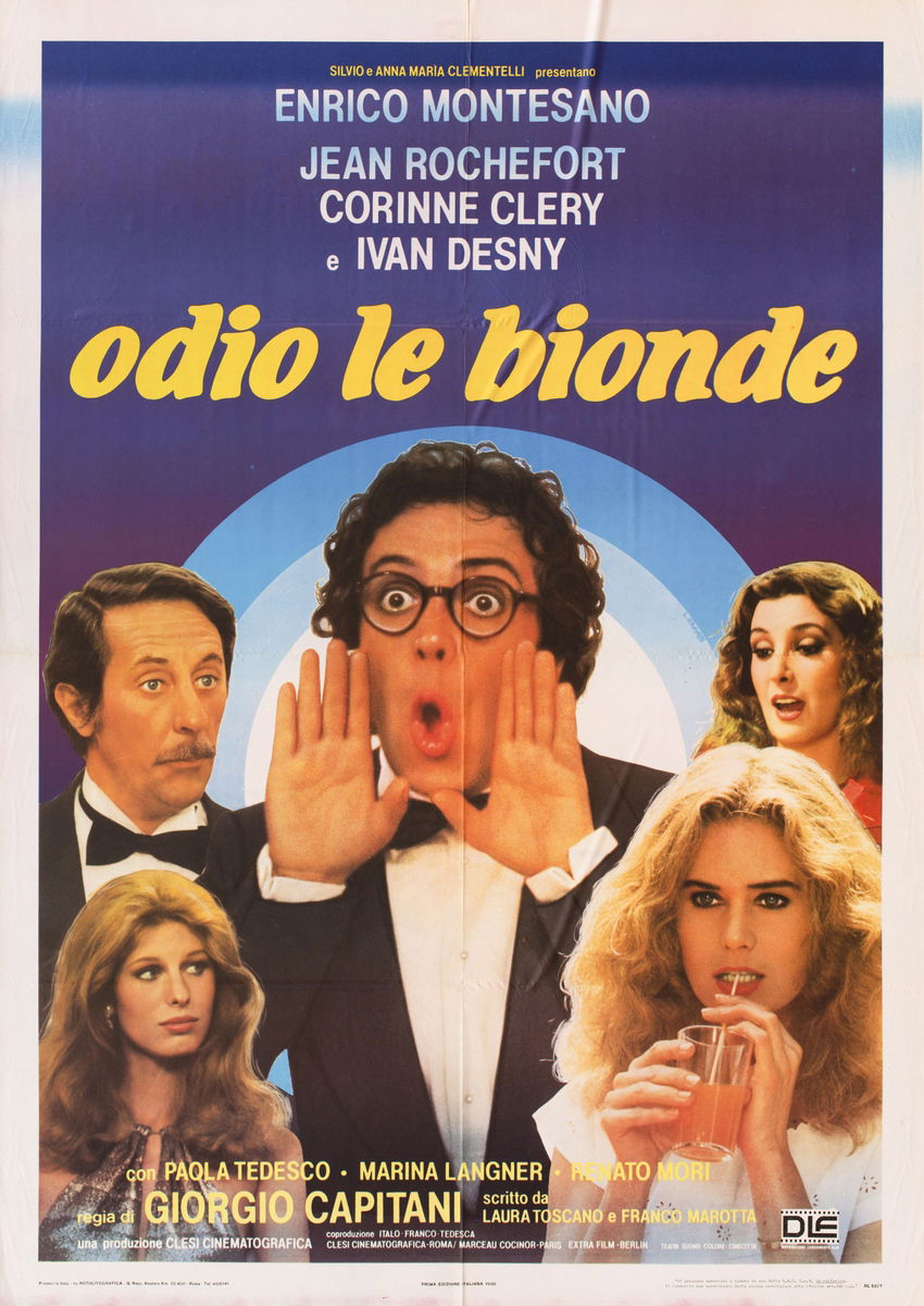 Odio le bionde - Manifesto 1