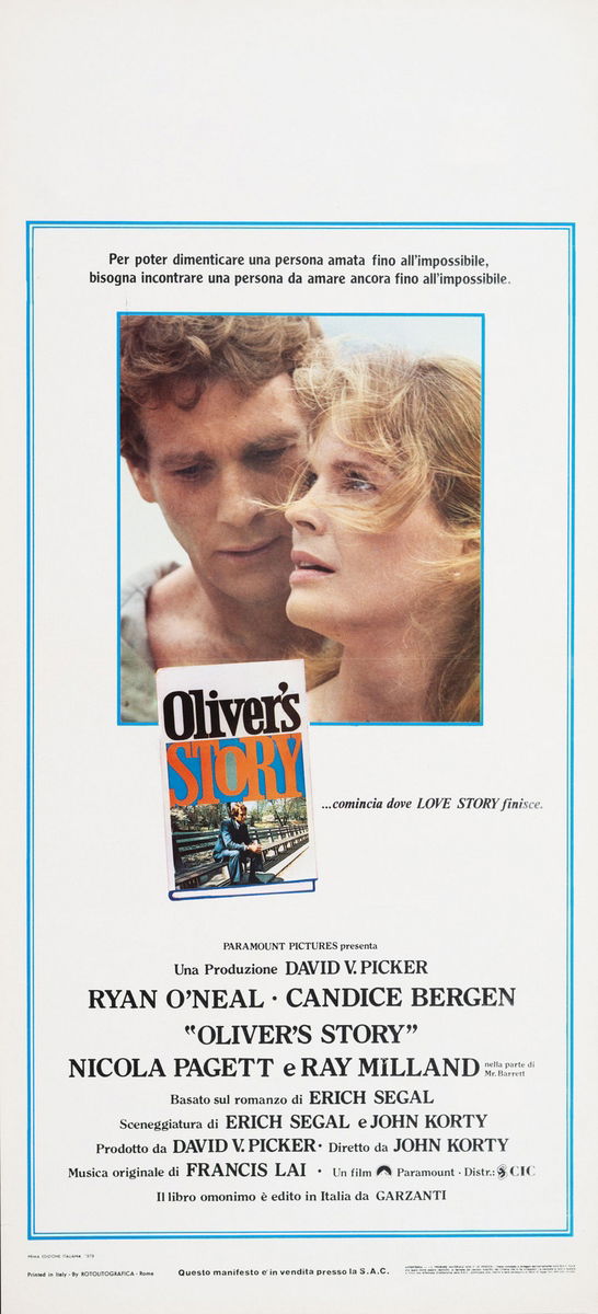 Oliver's Story - Locandina 1