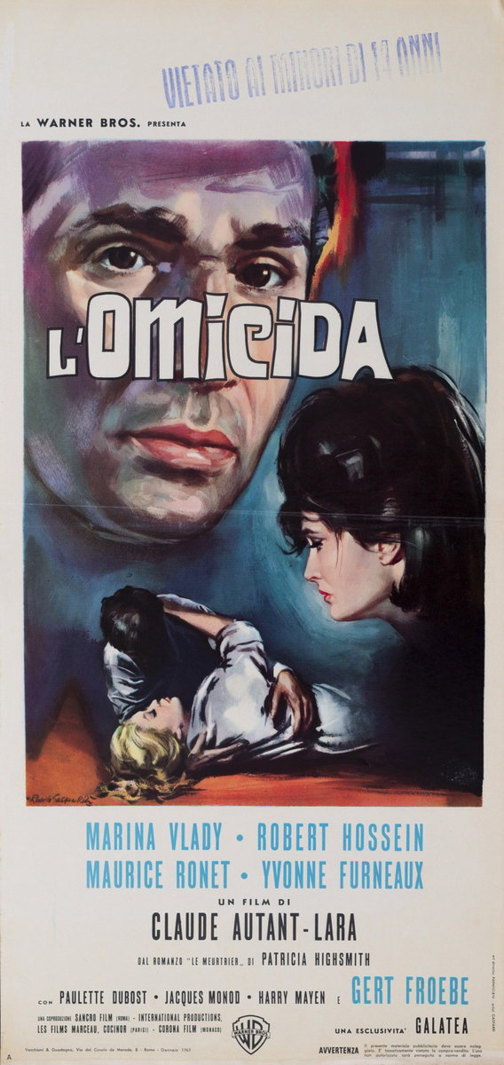 Locandina 2 for the film Enough Rope (1963), painted by Rodolfo Gasparri