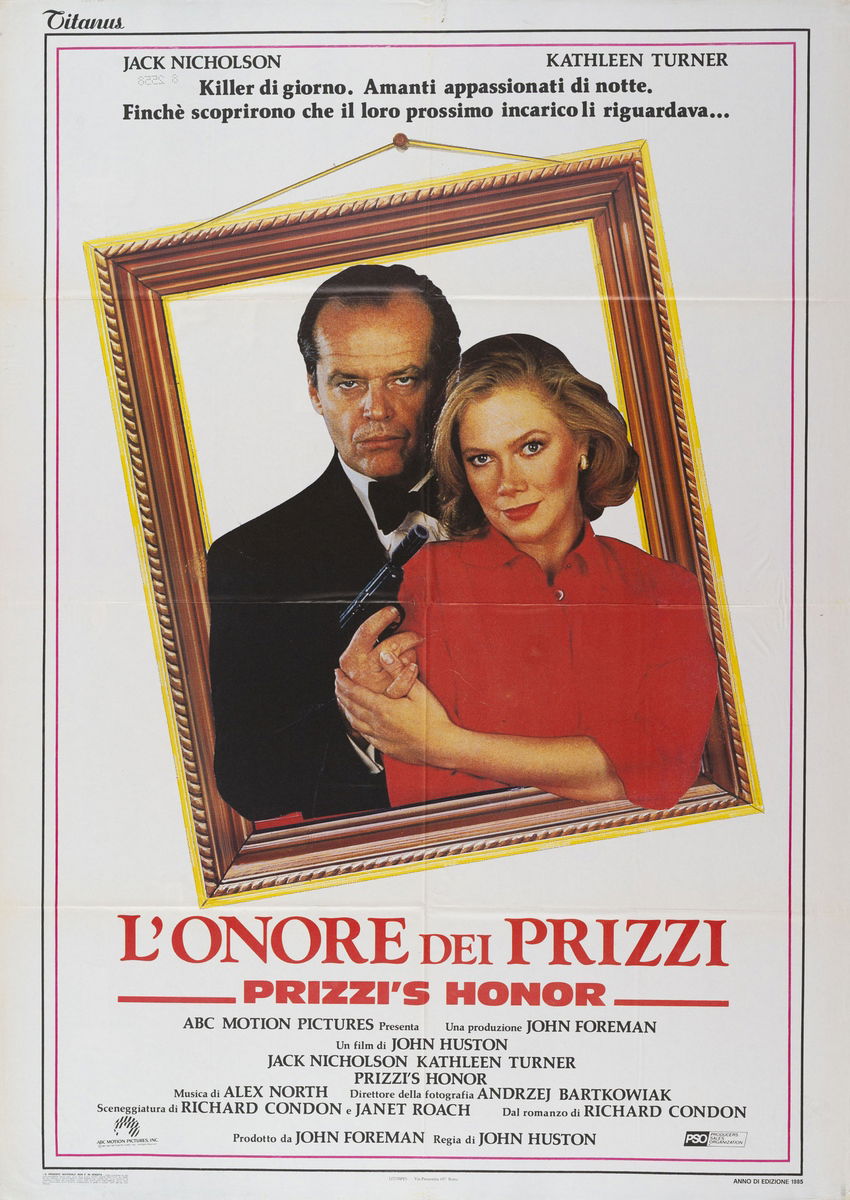 L'onore dei Prizzi - Manifesto 1