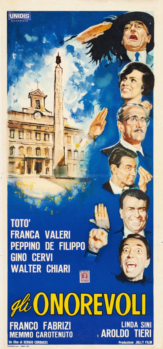 Locandina 2 for the film Gli onorevoli (1963)