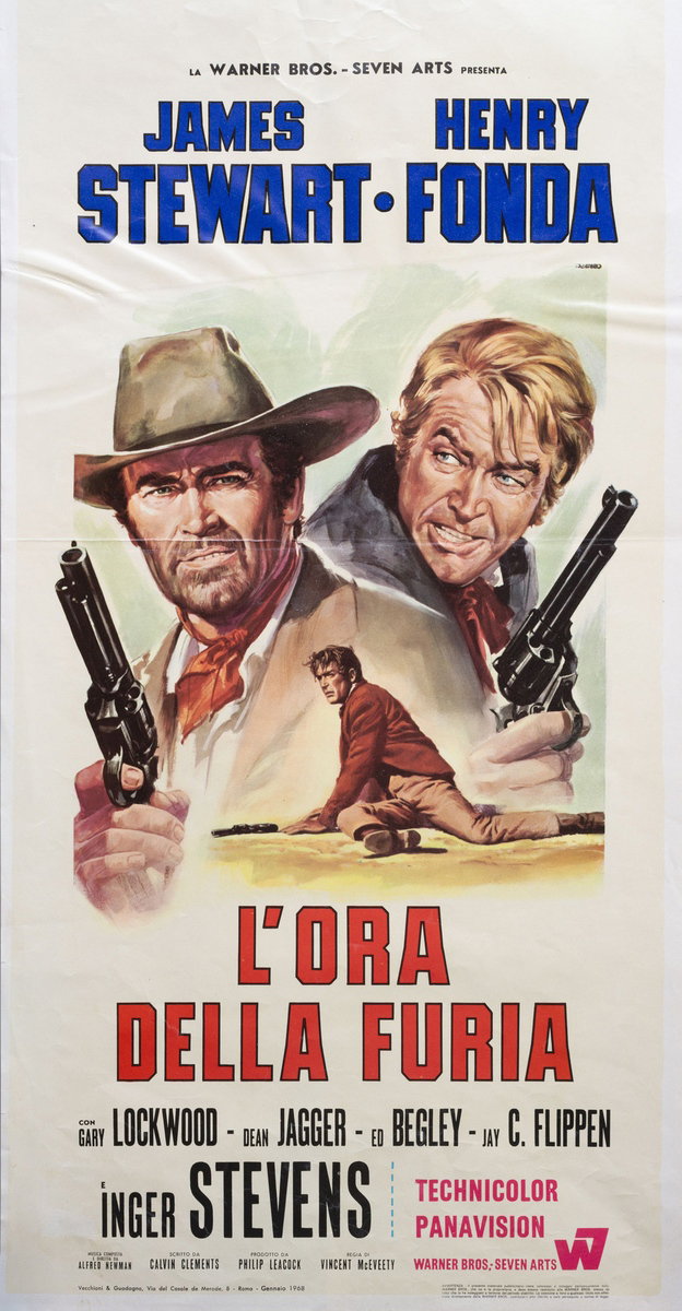 Locandina 2 per il film L'ora della furia (1968), dipinto da Renato Casaro (Renè)
