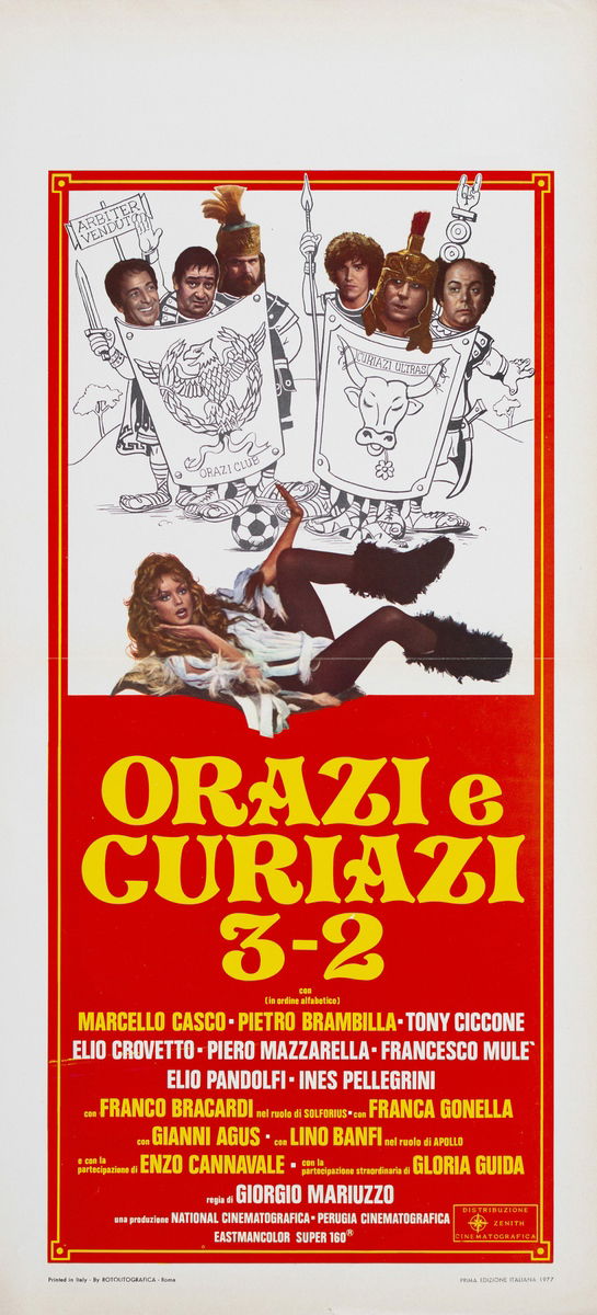 Orazi e Curiazi 3-2 - Locandina 1