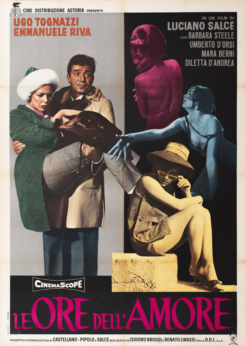 Manifesto 4 per il film Le ore dell'amore (1963)