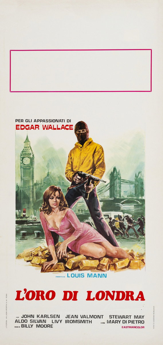 Locandina 2 for the film L'oro di Londra (1968)