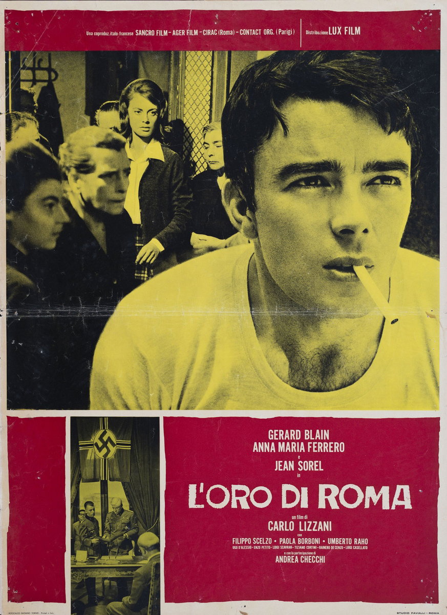 Fotobusta 5 per il film L'oro di Roma (1961), dipinto da Studio Favalli