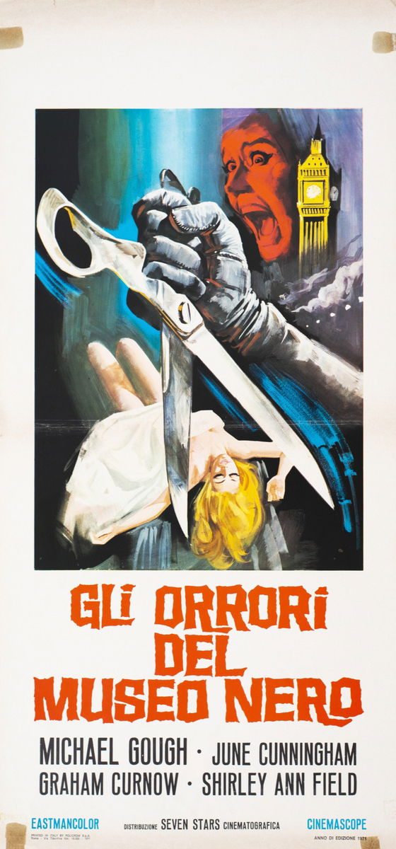 Horrors of the Black Museum - Lobby Card 1