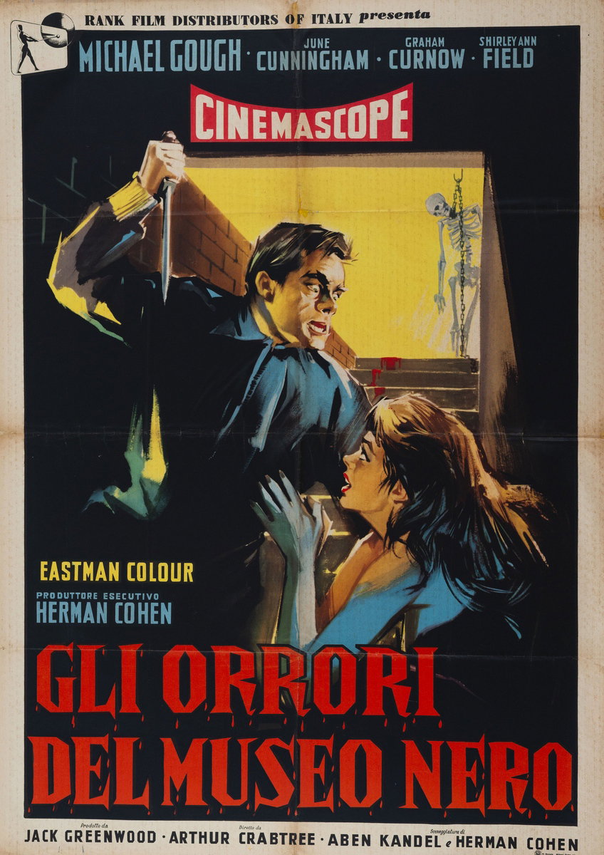 Manifesto 3 per il film Gli orrori del museo nero (1959)