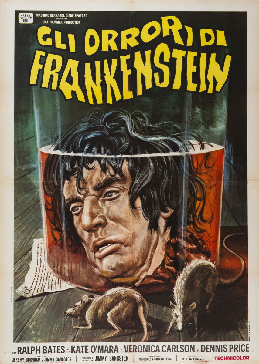 Gli orrori di Frankenstein - Manifesto 1