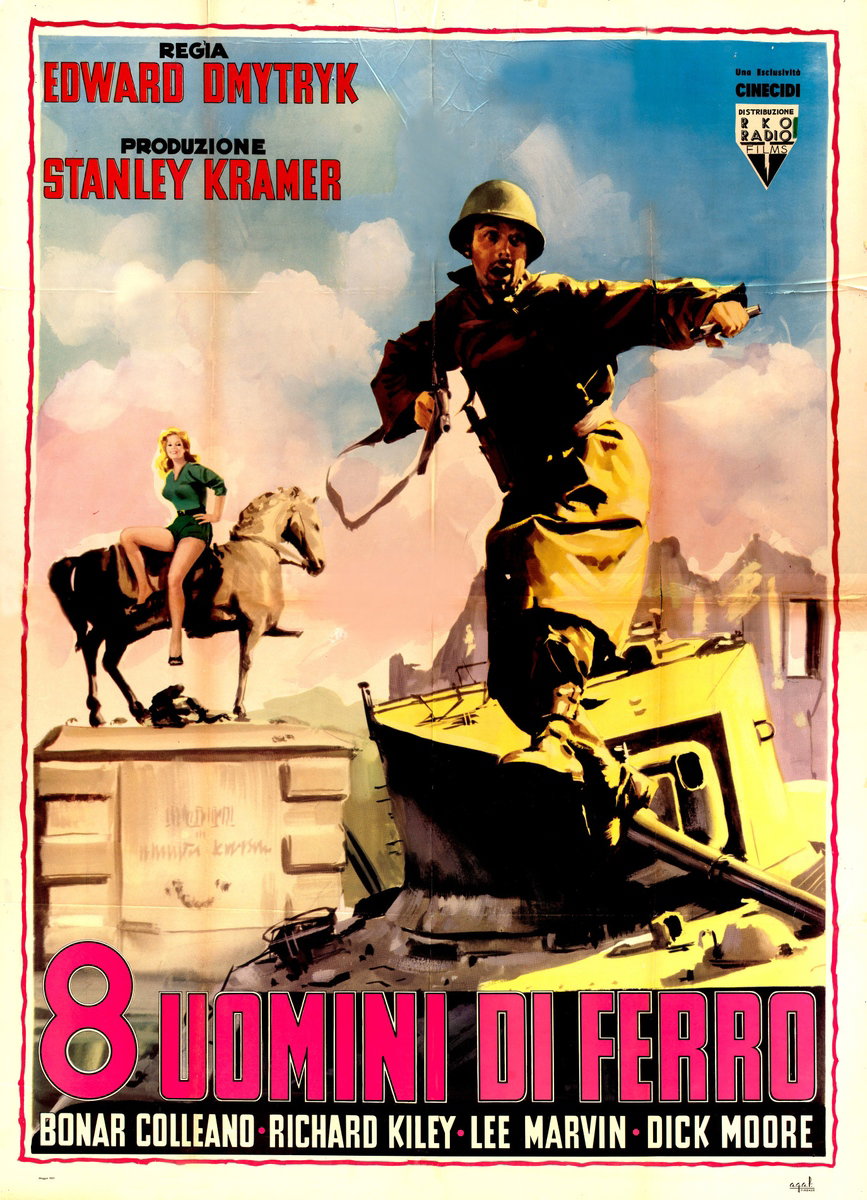 Manifesto 2 per il film Otto uomini di ferro (1952)