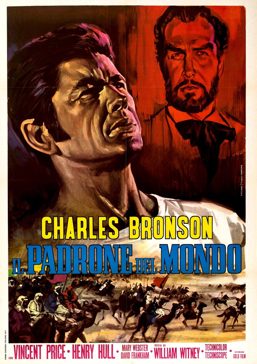 Poster 3 for the film Master of the World (1961), painted by Piovano | Studio Paradiso
