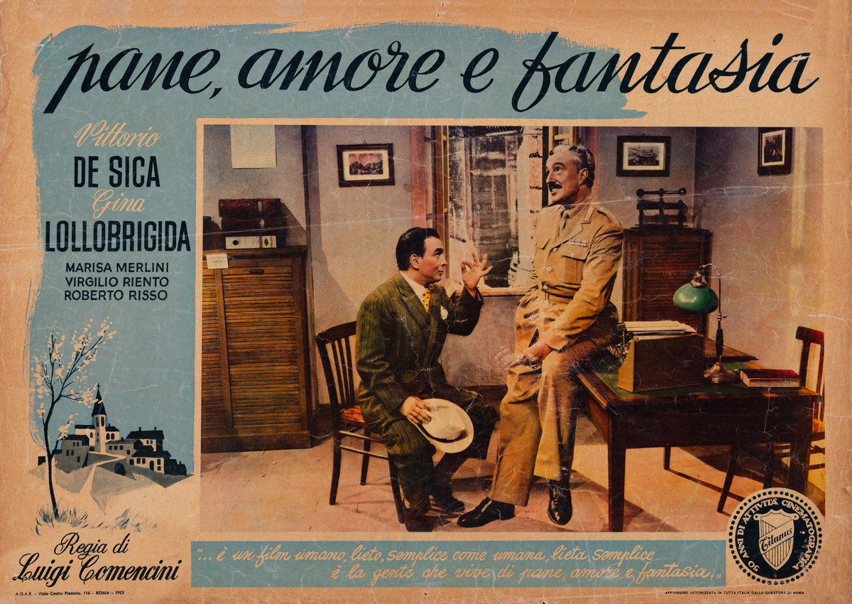 Fotobusta 3 per il film Pane, amore e fantasia (1953)