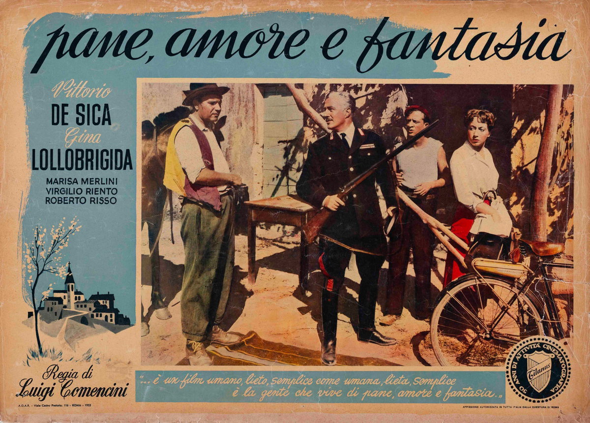 Fotobusta 4 per il film Pane, amore e fantasia (1953)