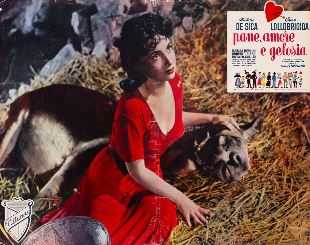 Fotobusta 2 per il film Pane, amore e gelosia (1954)
