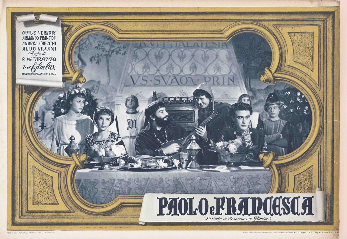Fotobusta 4 per il film Paolo e Francesca (1950)