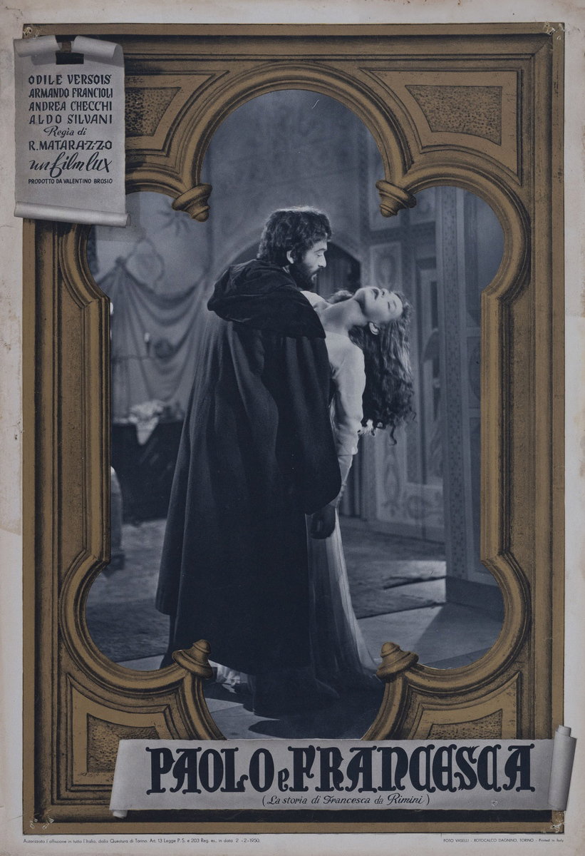 Fotobusta 3 per il film Paolo e Francesca (1950)