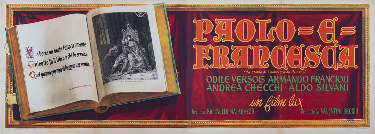 Paolo e Francesca - Manifesto 1