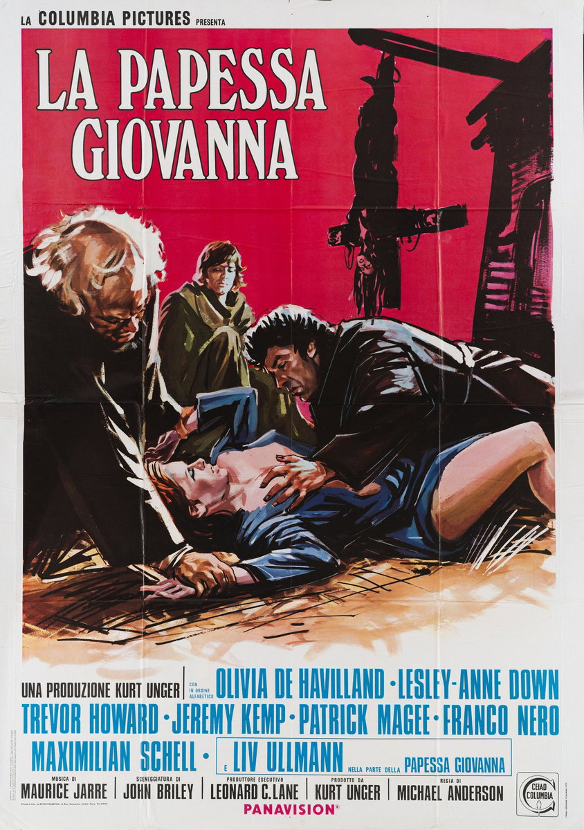 Manifesto 2 per il film La papessa Giovanna (1972)