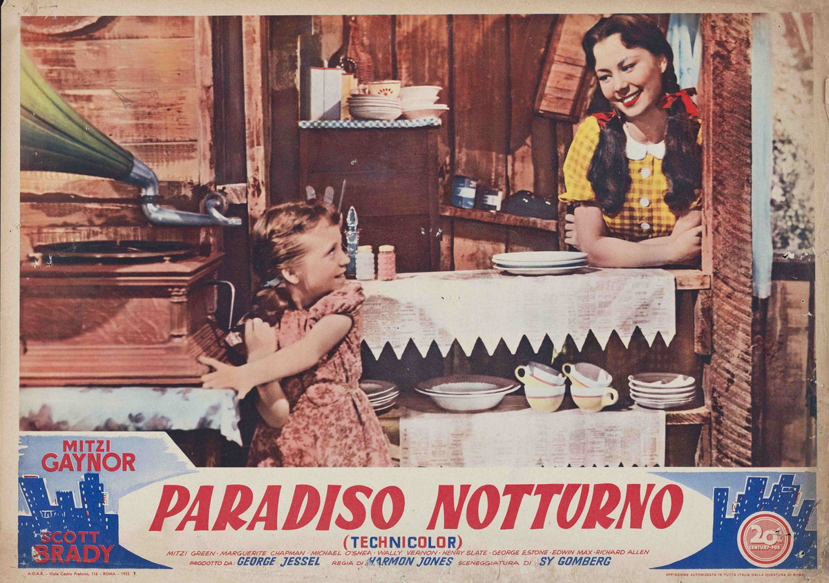 Fotobusta 2 per il film Paradiso notturno (1952)