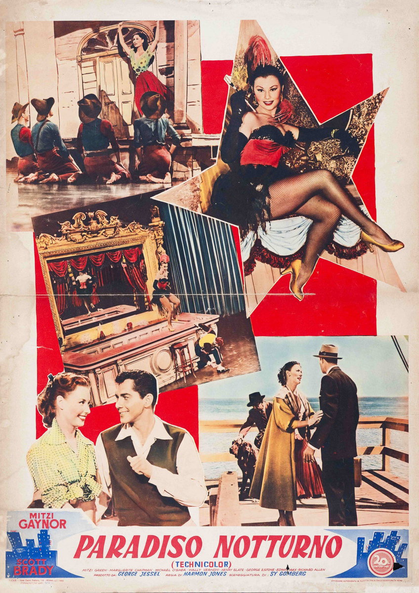 Fotobusta 3 per il film Paradiso notturno (1952)