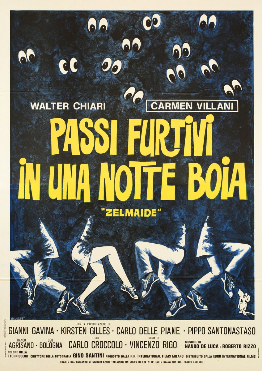 Passi furtivi in una notte boia - Manifesto 2