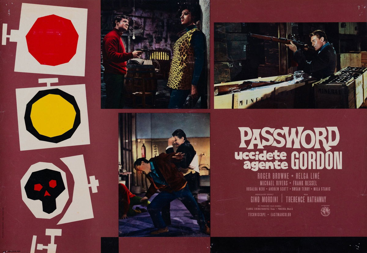 Password: Uccidete agente Gordon - Fotobusta 1