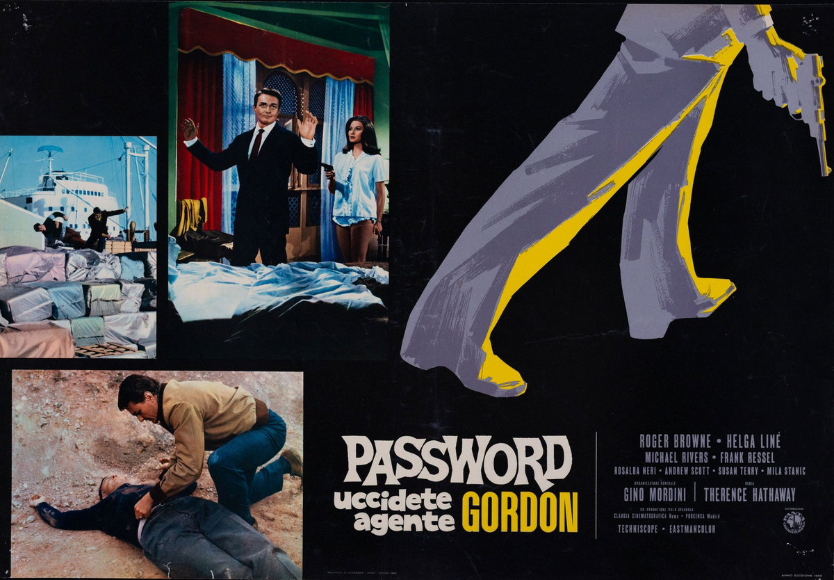 Lobby Card 2 for the film Password: Kill Agent Gordon (1966)