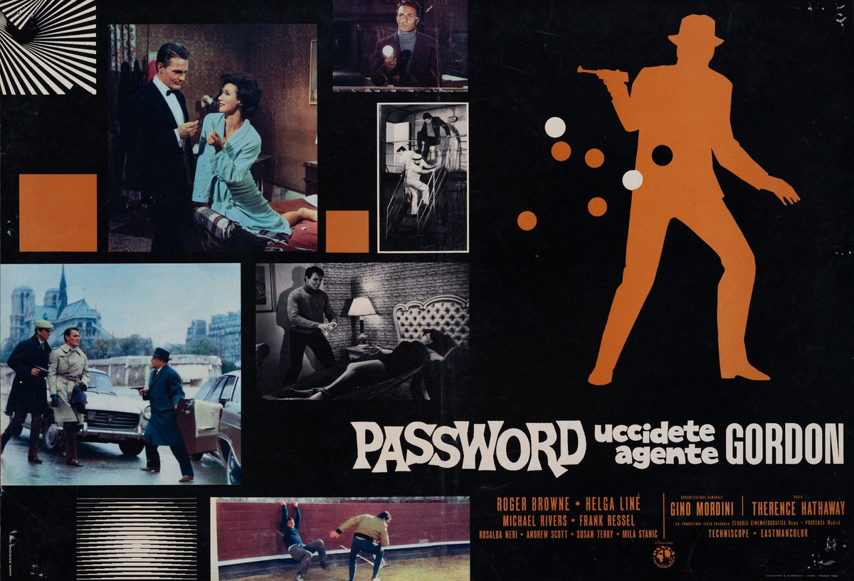 Lobby Card 4 for the film Password: Kill Agent Gordon (1966)