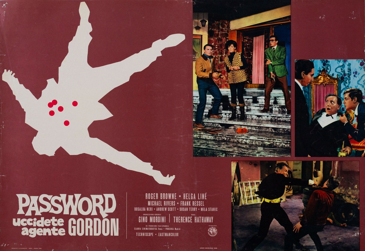 Lobby Card 3 for the film Password: Kill Agent Gordon (1966)