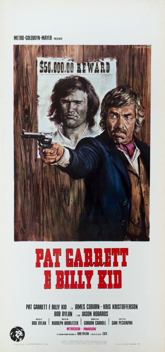 Pat Garrett & Billy the Kid - Lobby Card 1