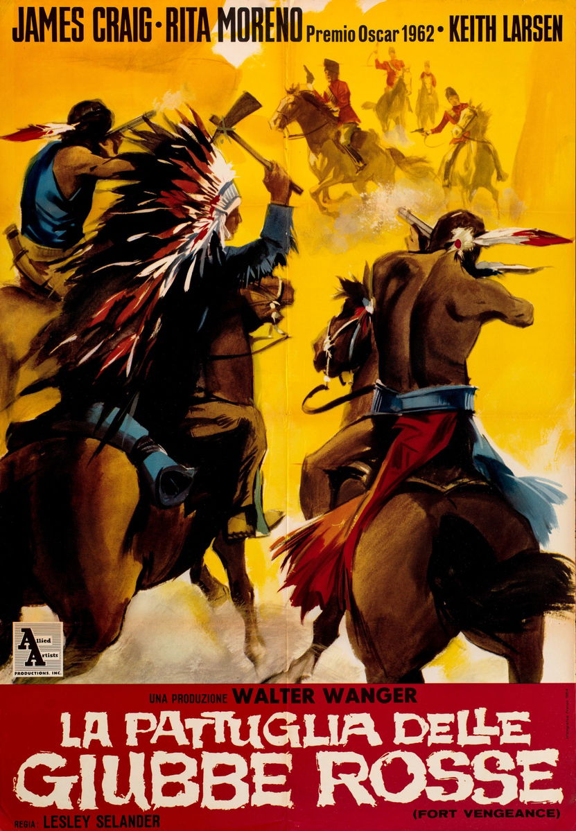 La pattuglia delle giubbe rosse - Manifesto 1