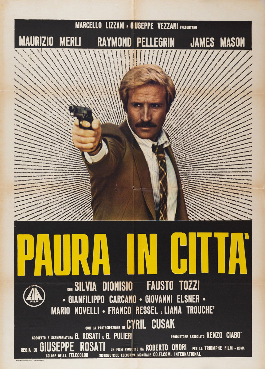 Manifesto 2 per il film Paura in città (1976)
