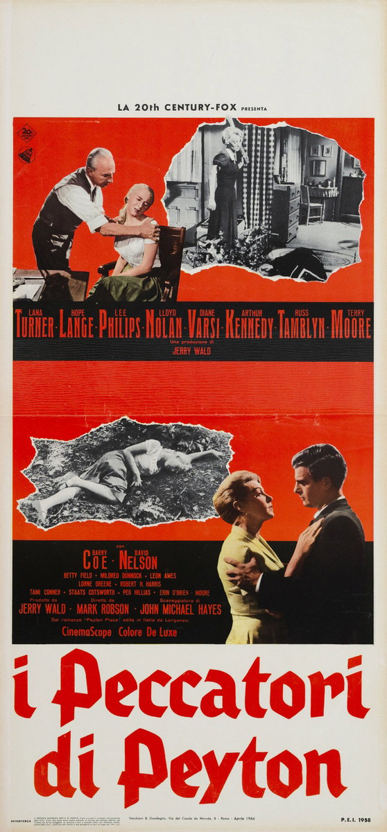 Locandina 2 per il film I peccatori di Peyton (1957)