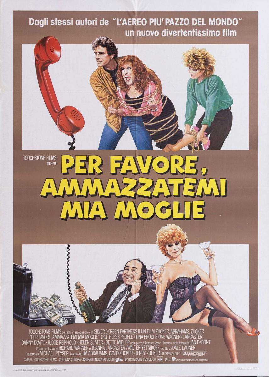 Per favore, ammazzatemi mia moglie - Manifesto 1