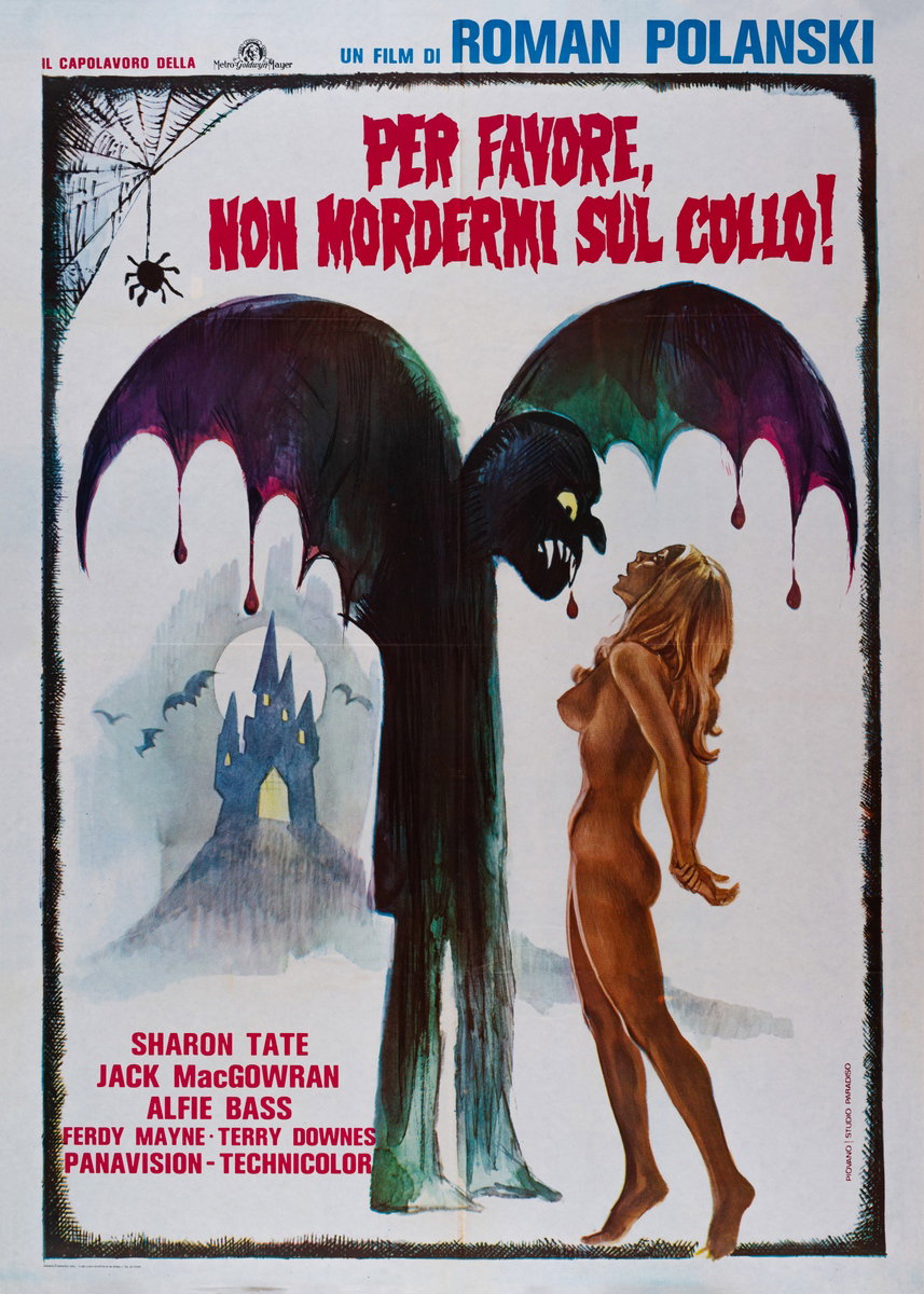 Poster 4 for the film The Fearless Vampire Killers (1967), painted by Mario Piovano