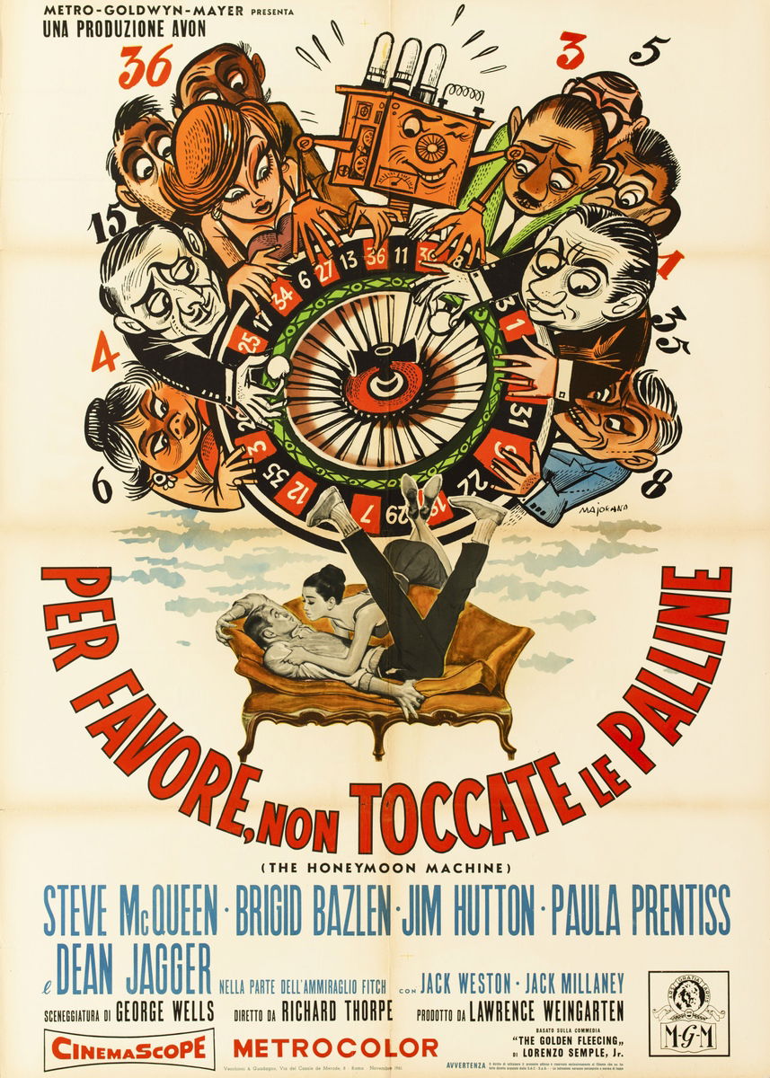 Per favore non toccate le palline - Manifesto 1