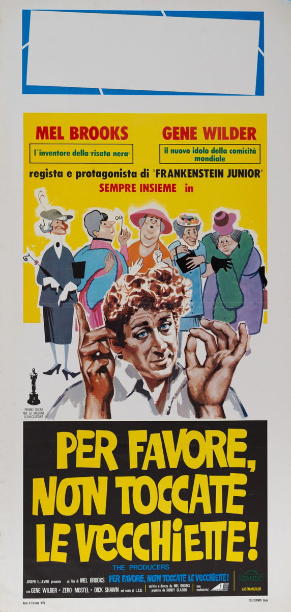 Per favore, non toccate le vecchiette! - Locandina 1